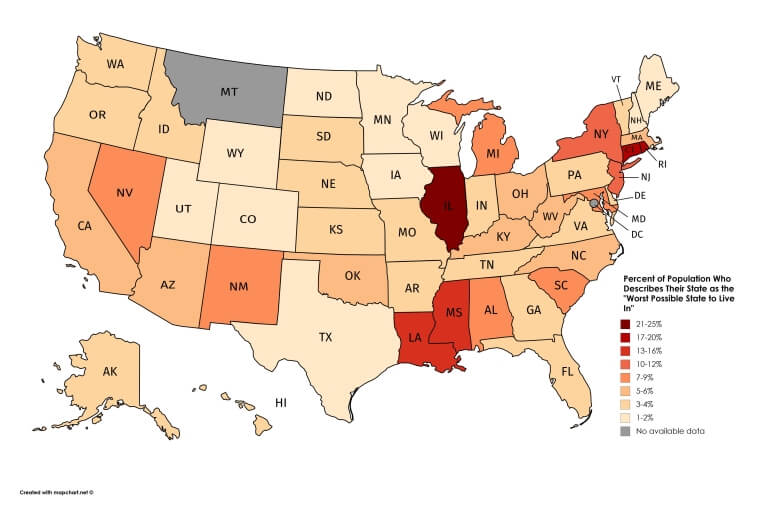 These Informative Maps Reveal Surprising Data About the USA