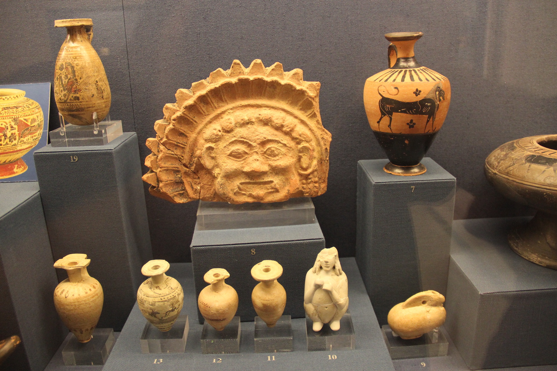 A display of objects made during the Bronze Age in Europe