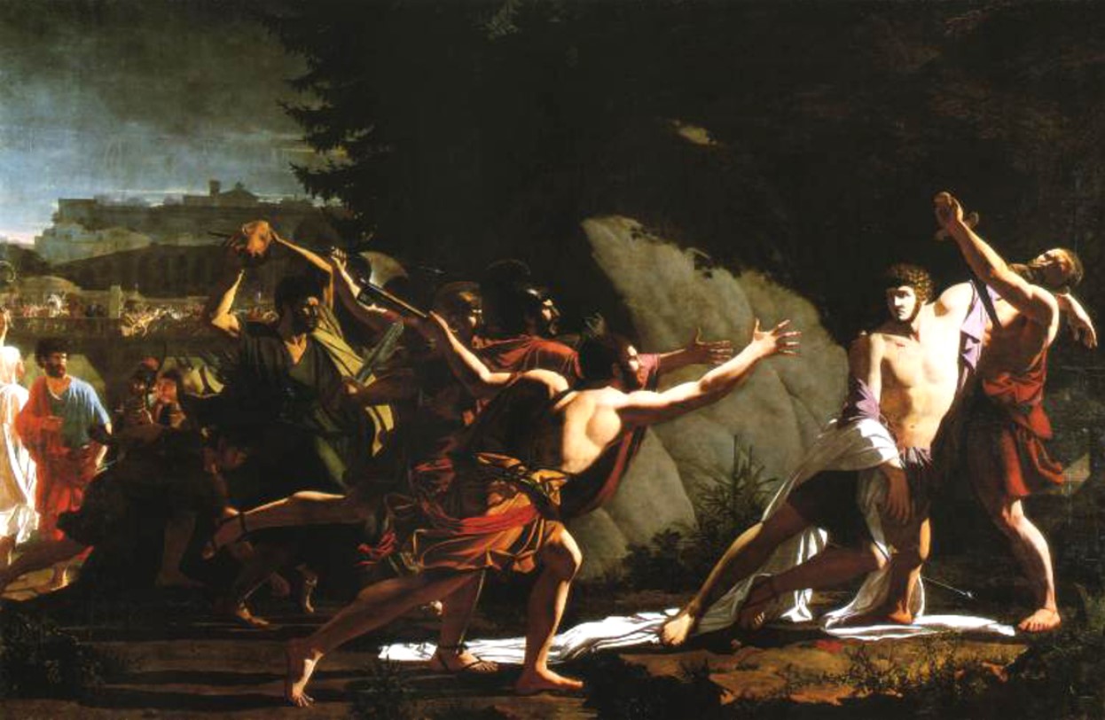 The Death of Gaius Gracchus, by François Topino-Lebrun in 1792