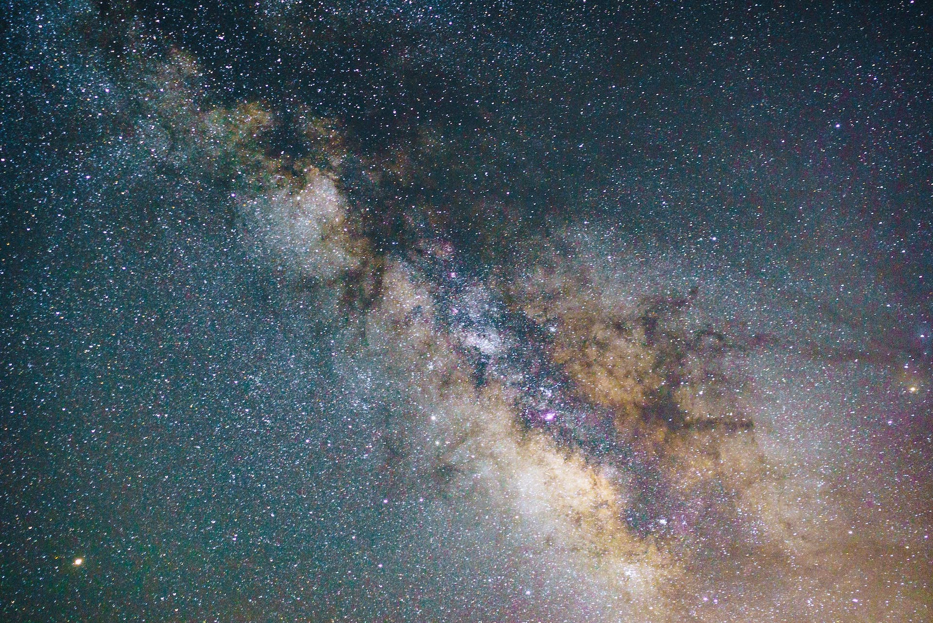 An image of the Milky Way surrounded by stars
