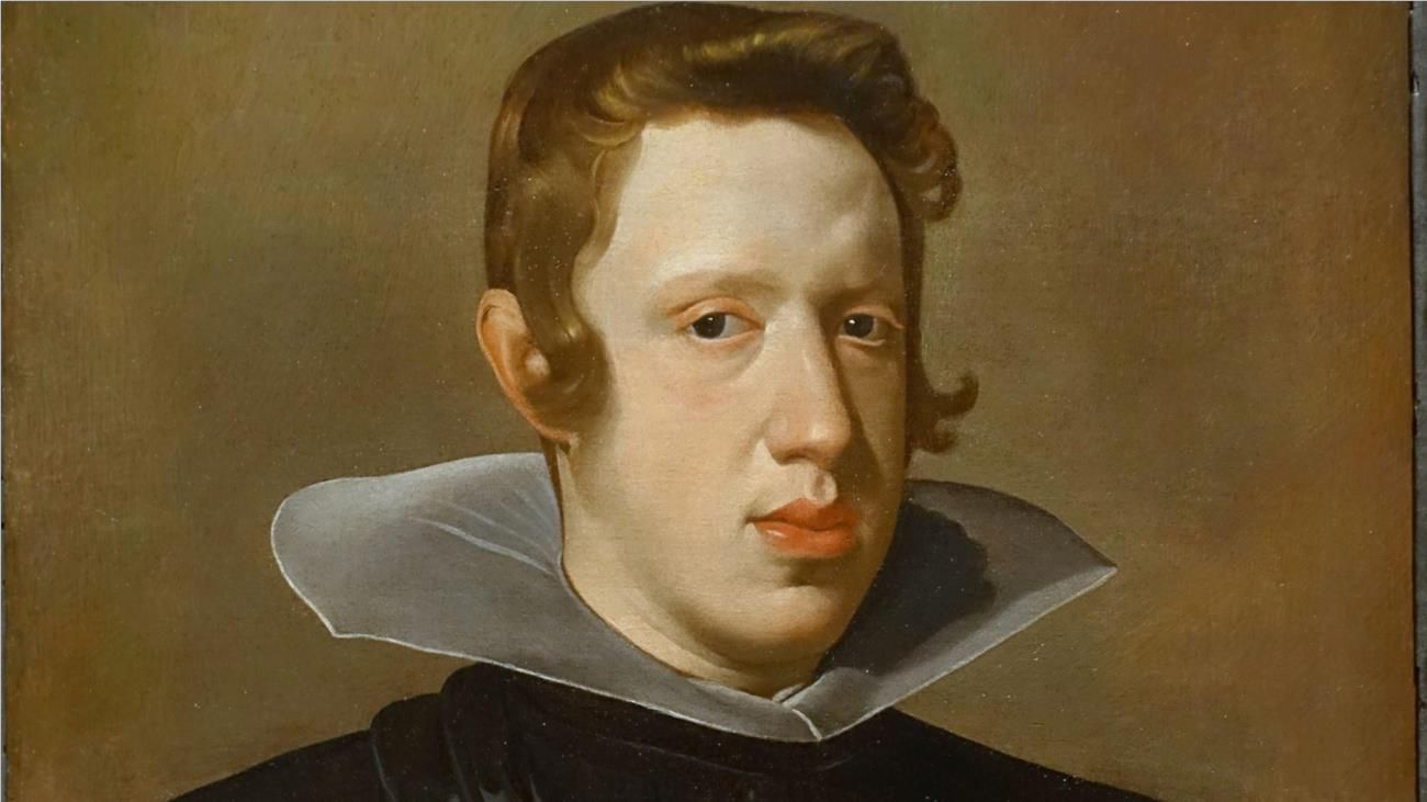 A painting of King Philip IV of Spain, completed in 1623-1624.