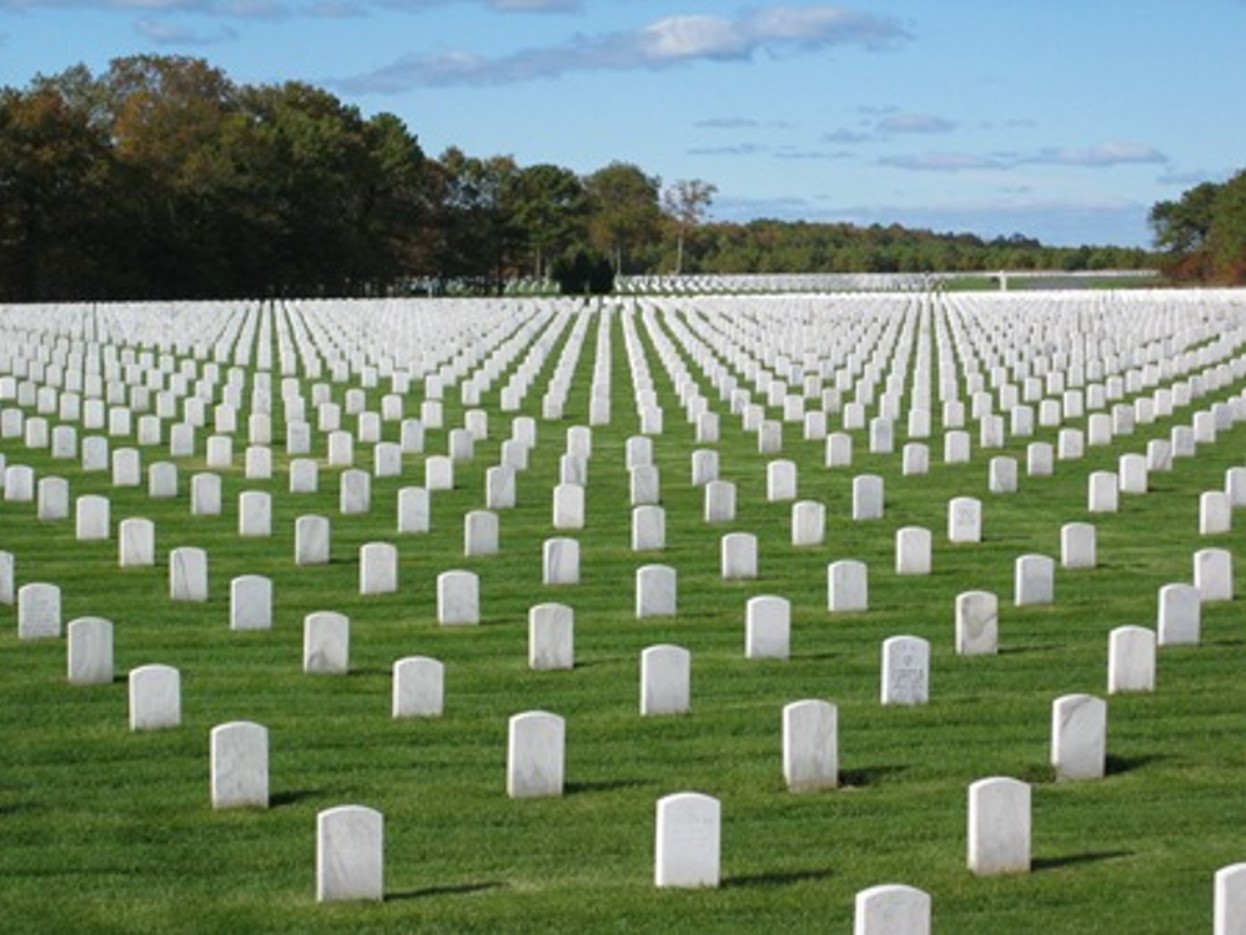One of the many Army cemeteries in the USA
