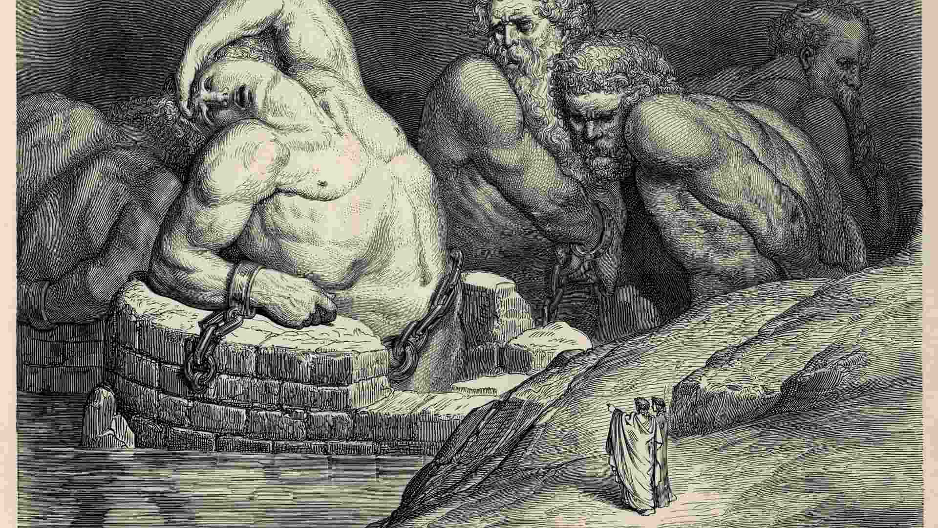 Titans in Dante's Inferno
