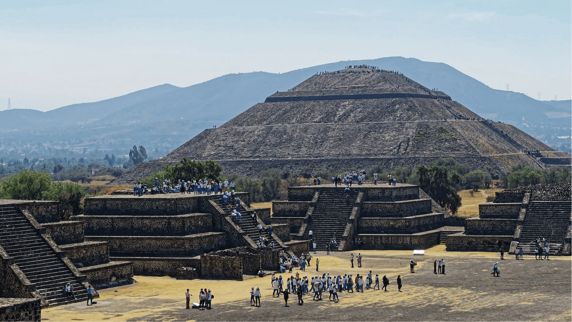 Teotihuacan, the Avenue of the Dead and the Pyramid of the Sun