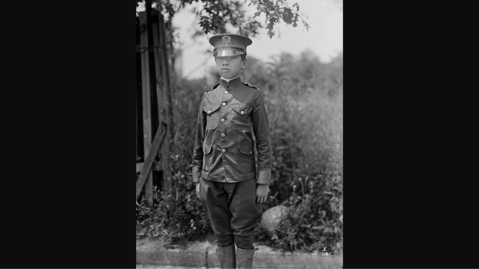 Lincoln Shab, member of the Junior American Guard, 1917