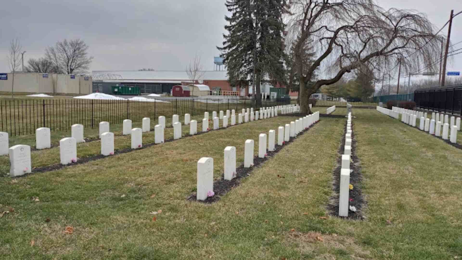 Grave stones at the Graves at the Carlisle Indian Boarding School Cemetery