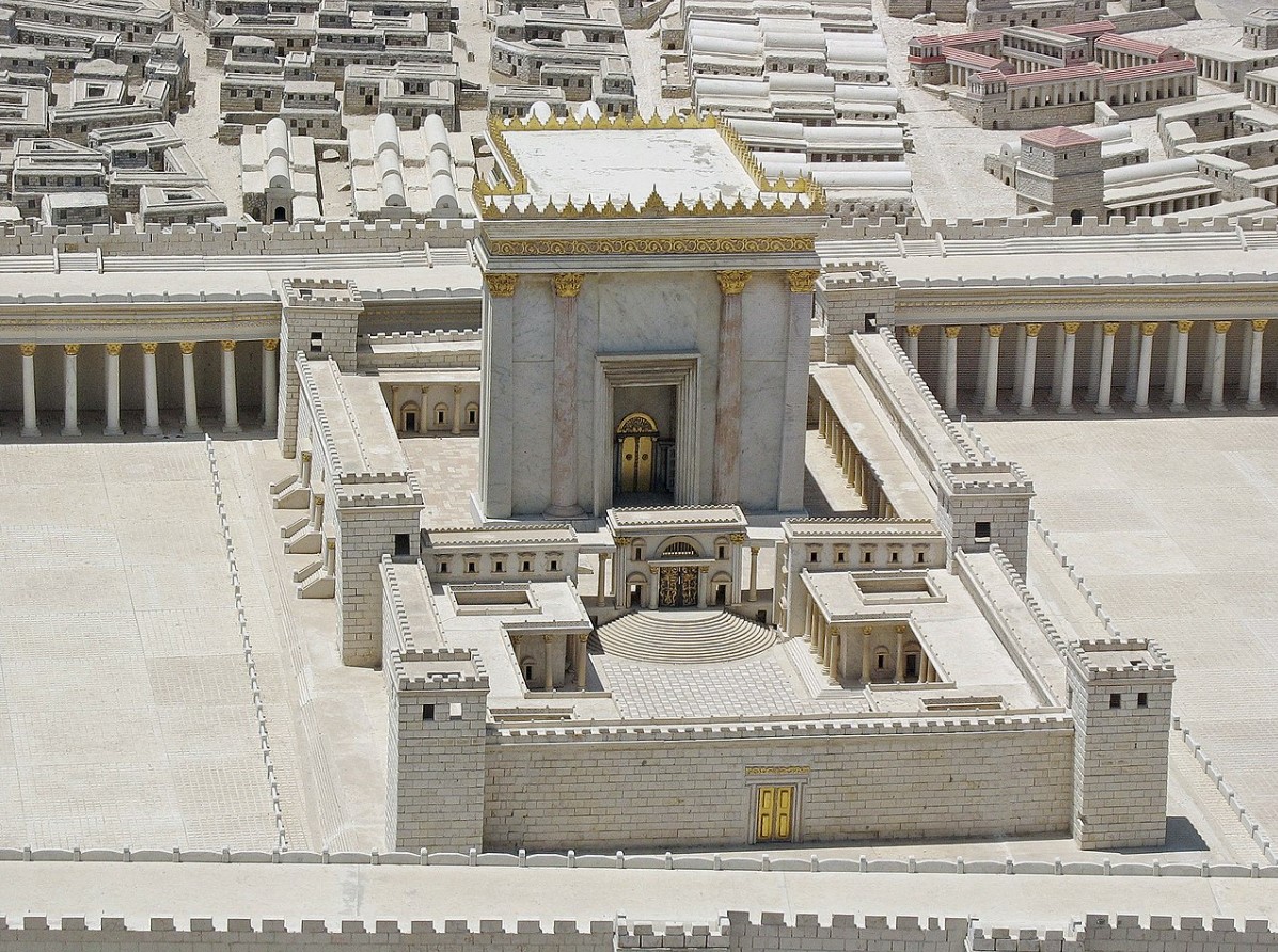 An image that displays how the Temple of Jerusalem may have looked thousands of years ago