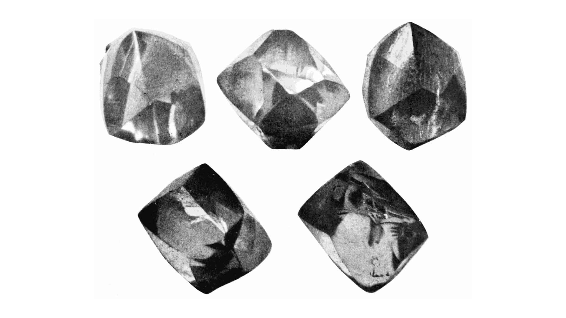 Five views of the Eagle diamond