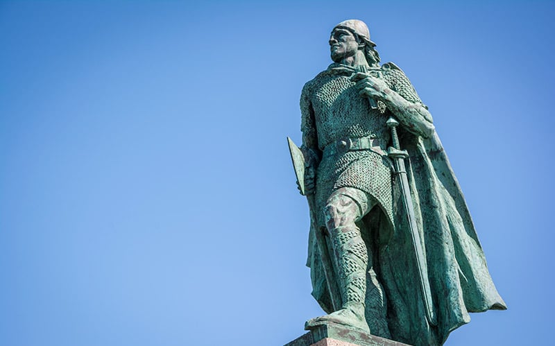 Leif Erikson statue in iceland