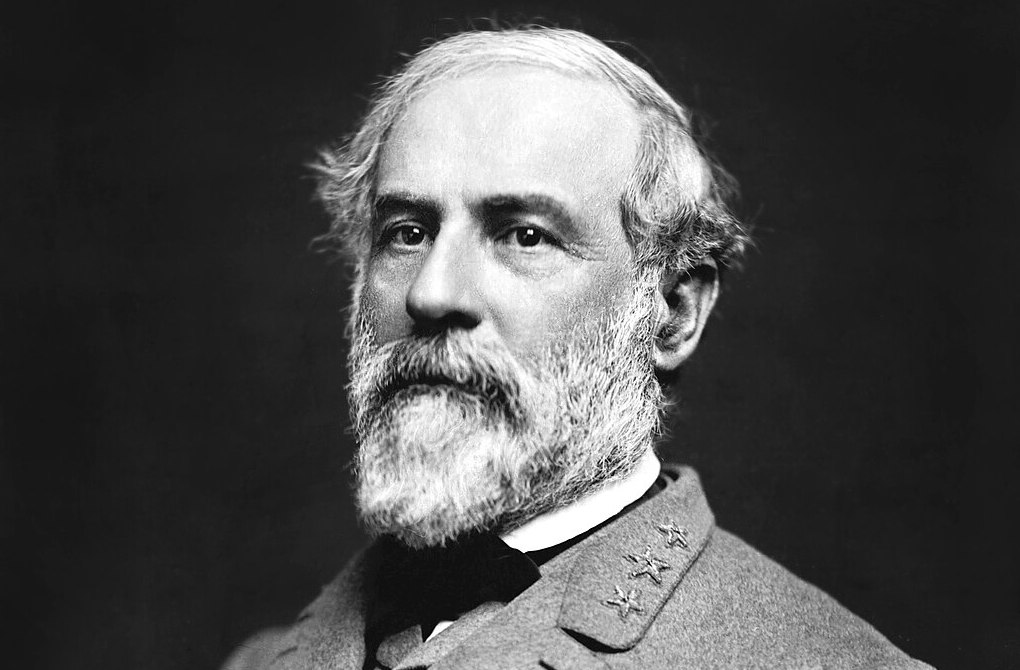A grayscale headshot of Robert Edward Lee