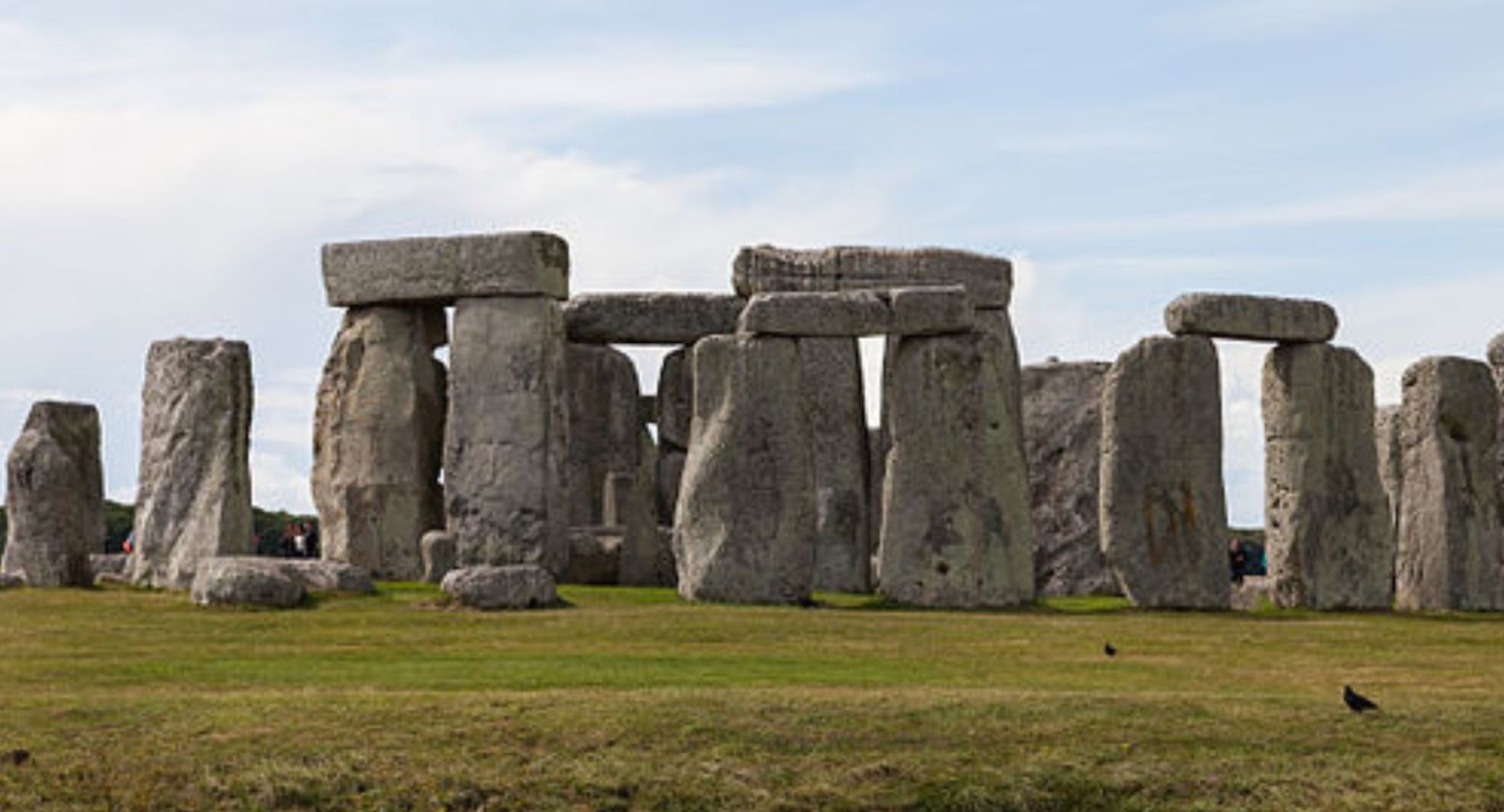 Stonehenge during the day.
