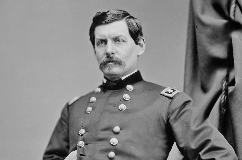 A grayscale headshot of George B. McClellan