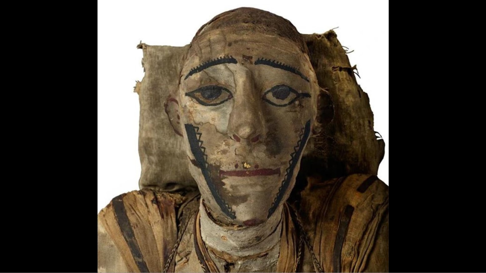 Mummy found in Thebes, Egypt from the Roman Period (after 30 BC)