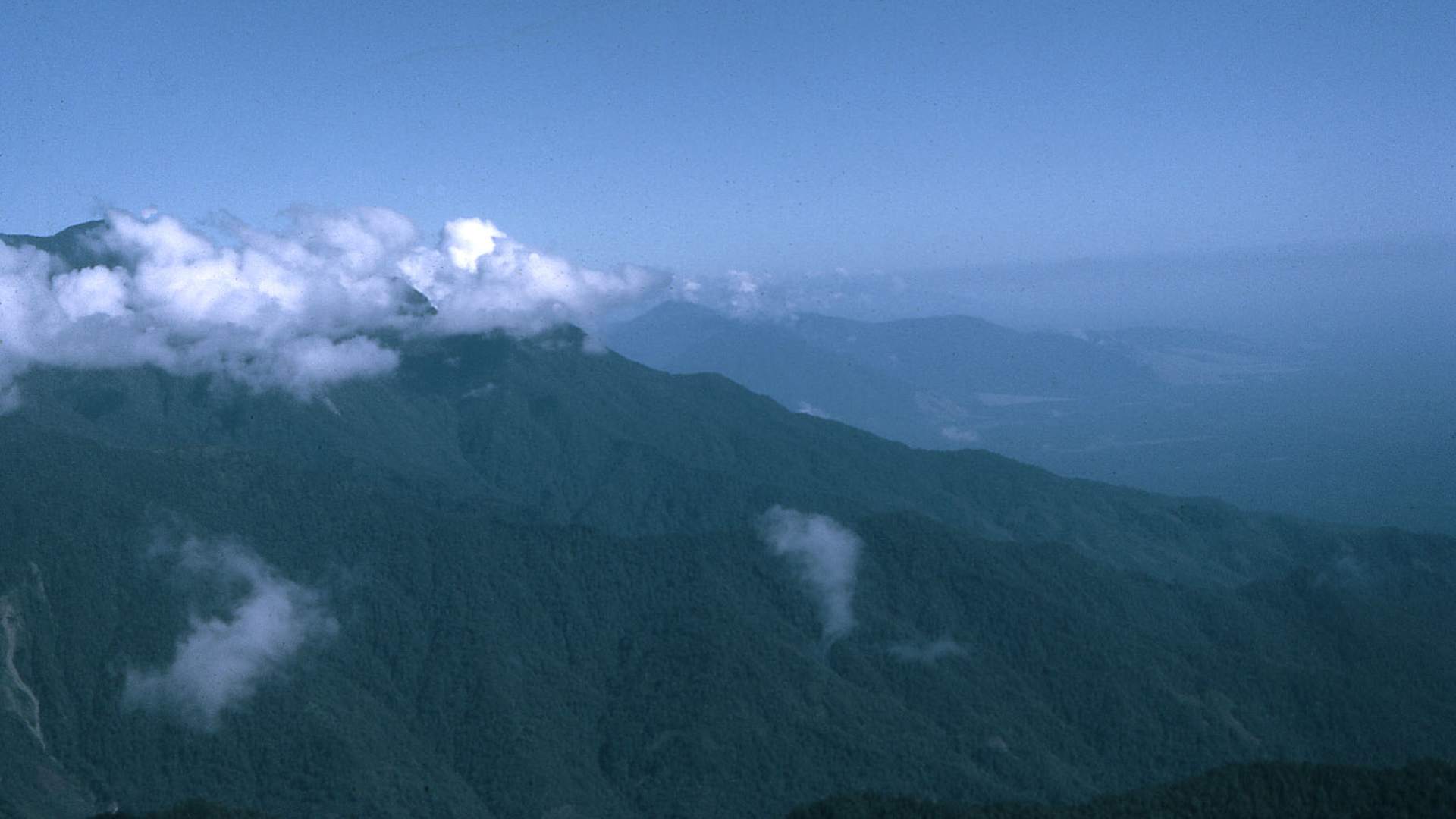 A mountain in Papau New Guinea.