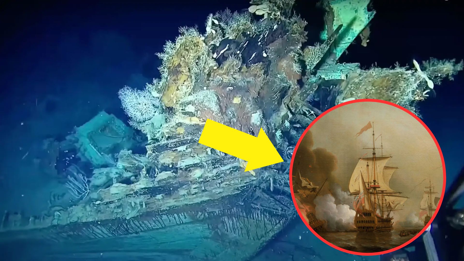 1708 Shipwreck Could Hold $20B of Treasure and the Colombian Government Is Searching