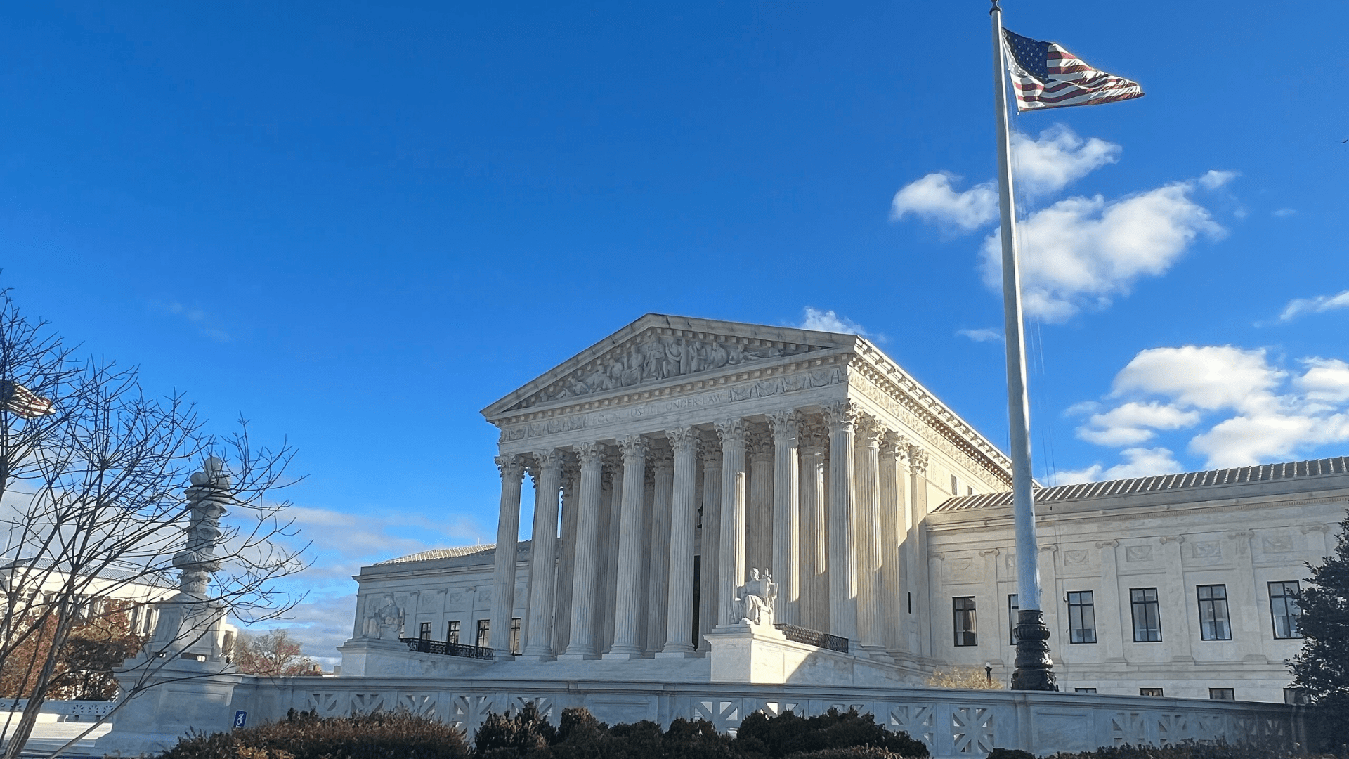 The U.S. Supreme Court building.