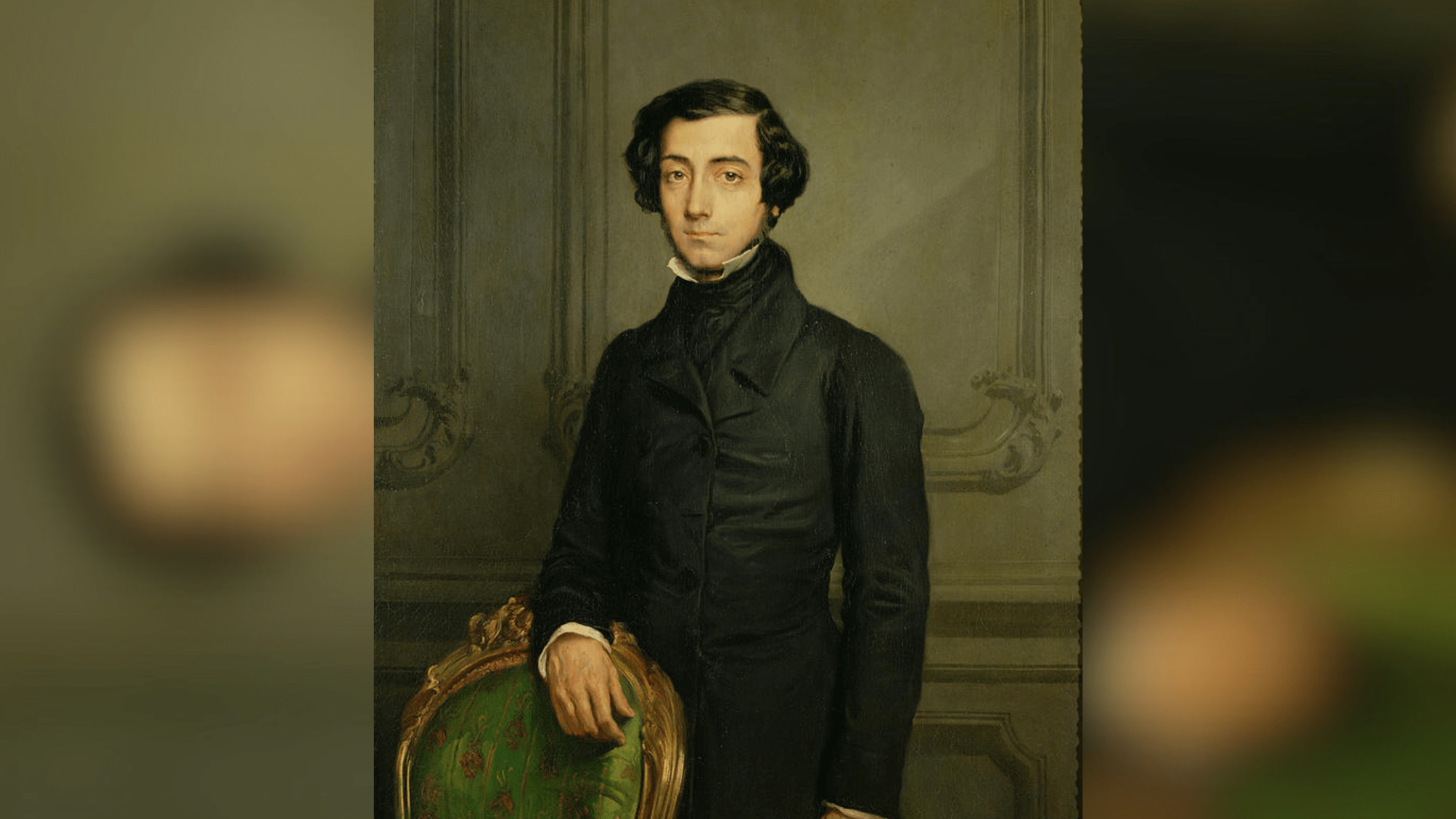 A painting of Alexis de Tocqueville.
