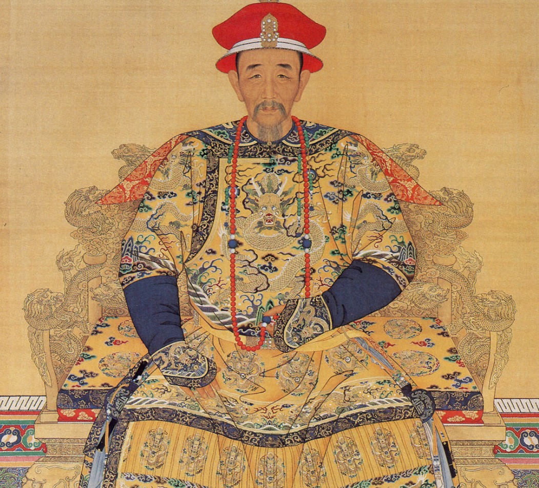 A portrait of Chinese emperor Kangxi in a court dress