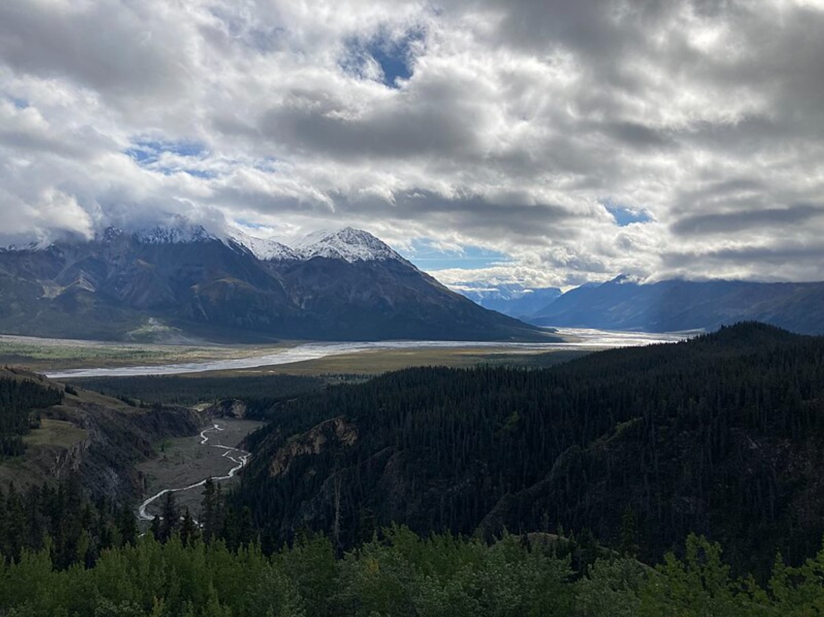Slim’s River Valley in the Kluane National Park region of the Yukon, Canada