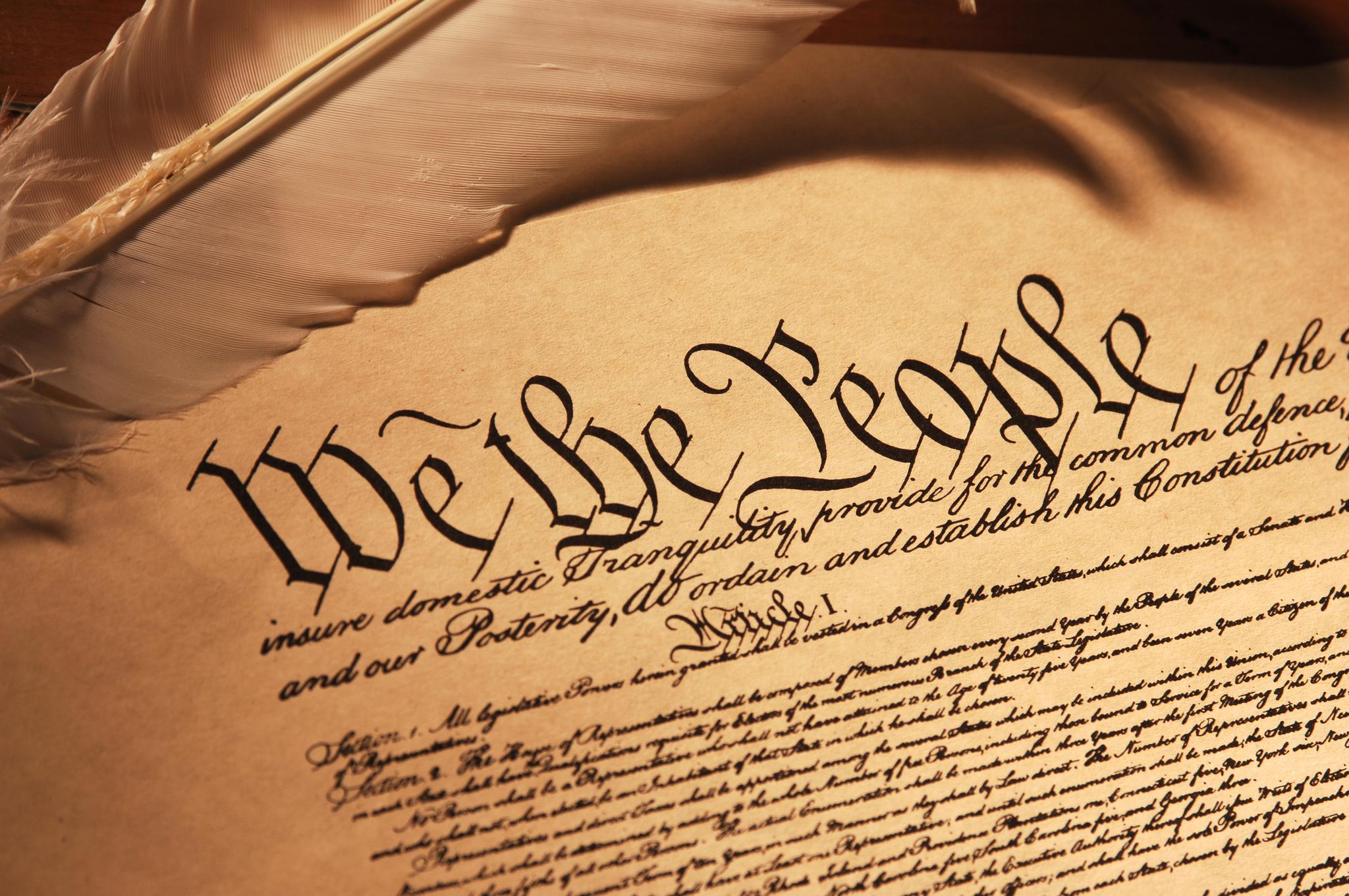 US Constitution Preamble drawing