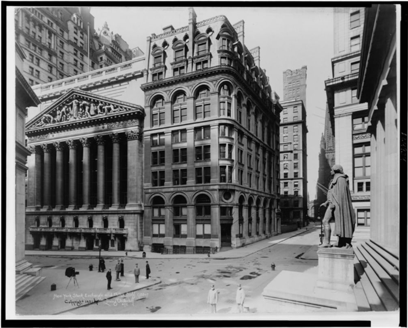 Photograph of the New York Stock Exchange in 1903