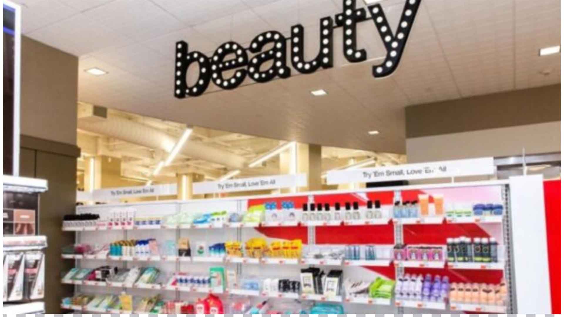 CVS store’s beauty display