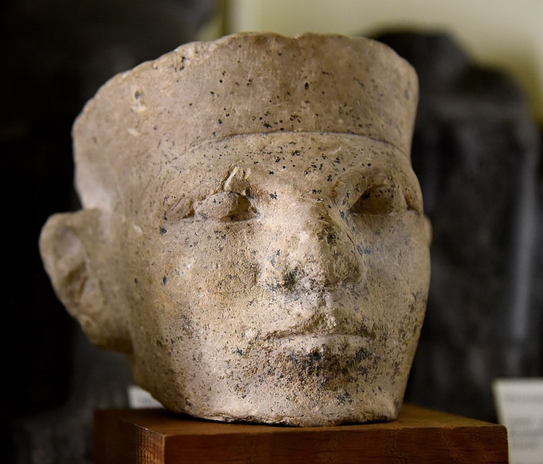 Statue of the great pharaoh Menes from Ancient Egypt