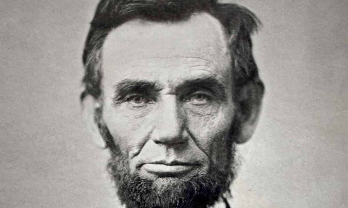 Close-up photograph of Abraham Lincoln