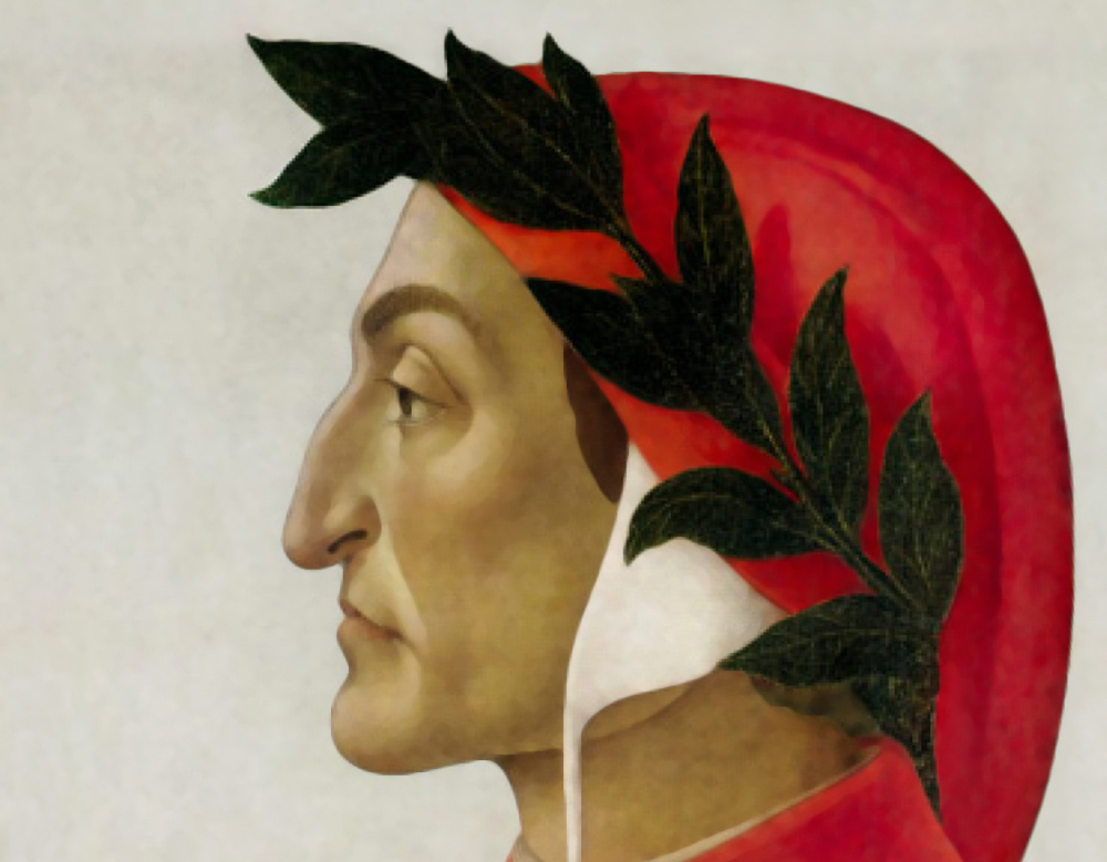 Posthumous portrait in tempera by Sandro Botticelli, 1495
