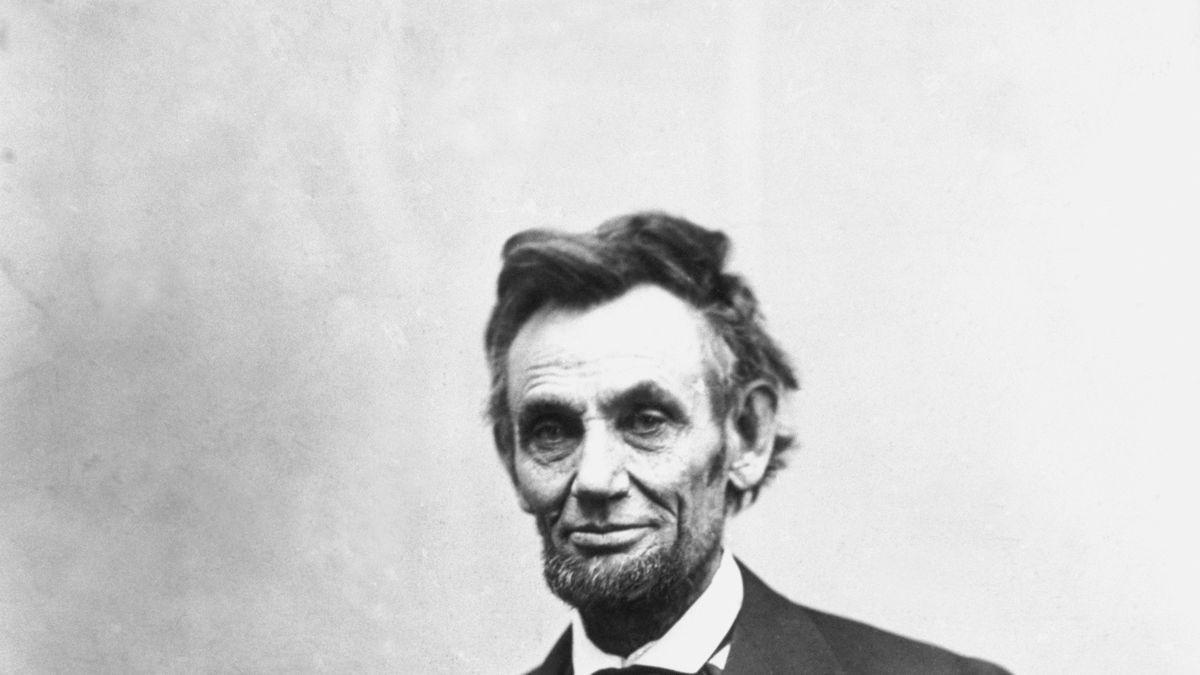 Photograph of Abraham Lincoln when he was president of the United States