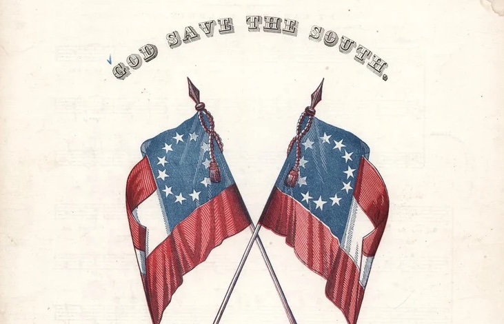 A cover of Southern sheet music during the Civil War