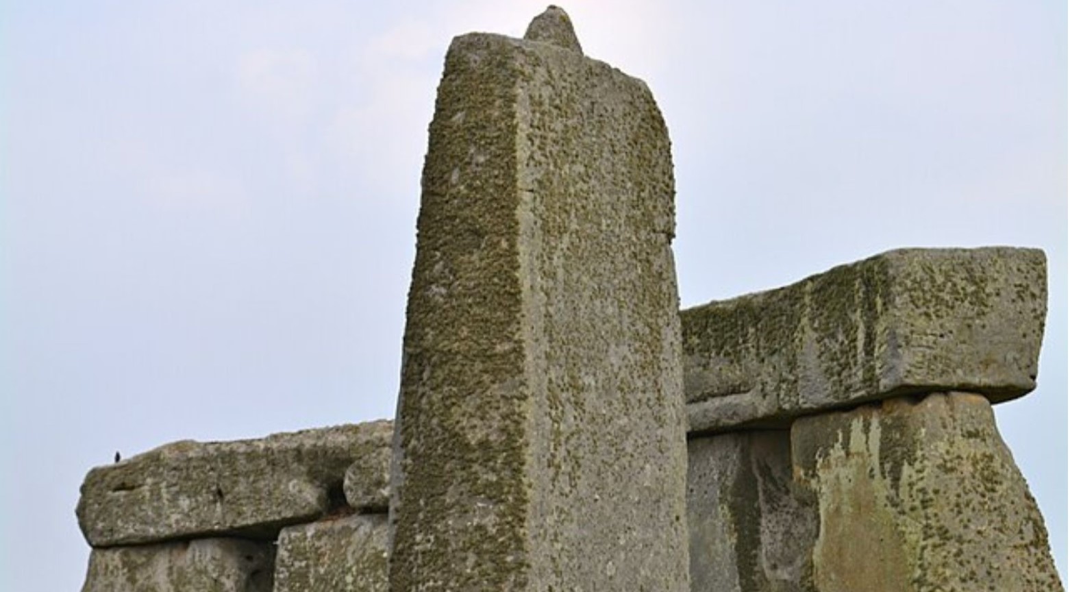 The top of the tallest stone at Stonehenge, which is stone 56.