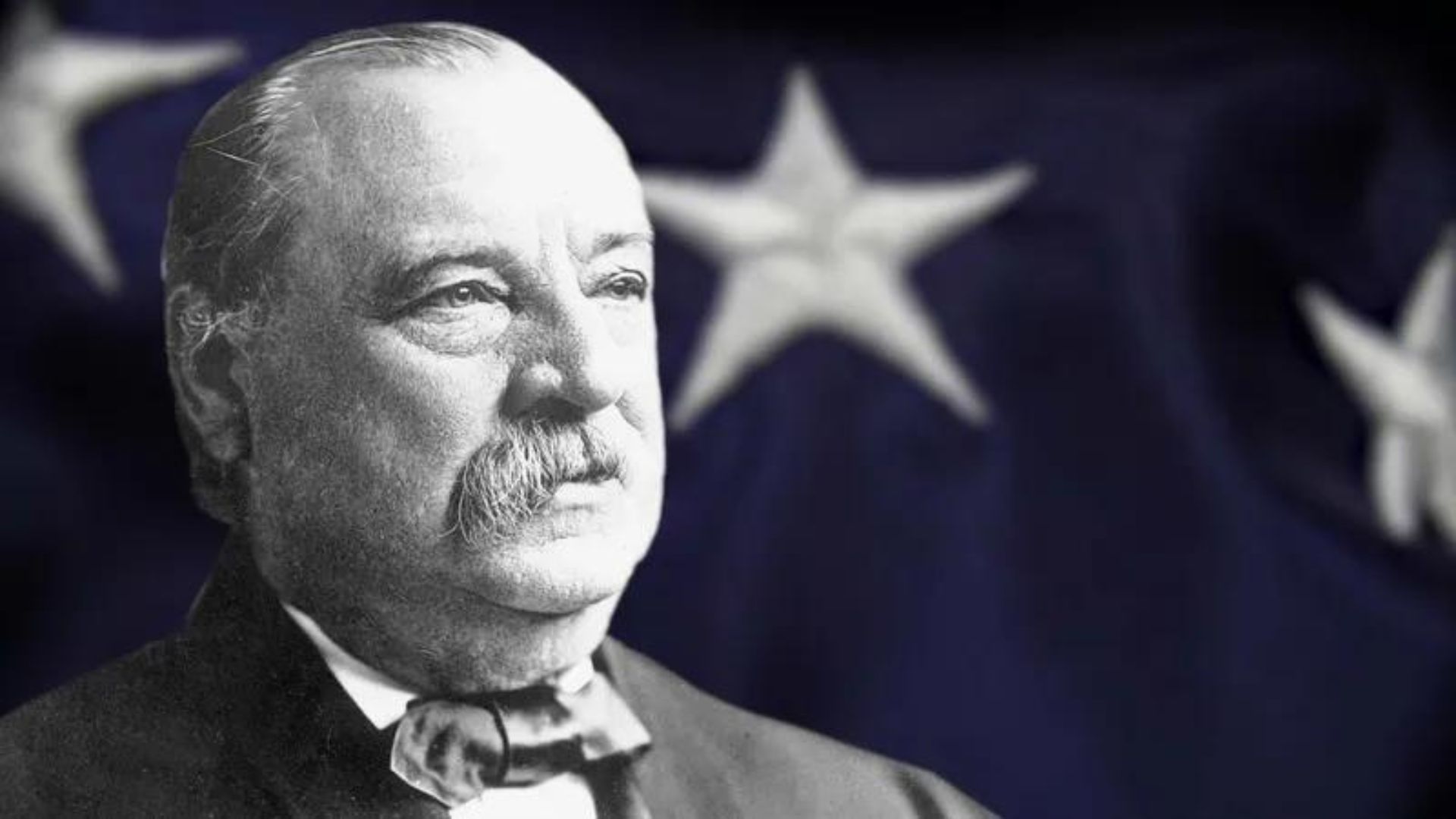 Photograph of former US president Grover Cleveland