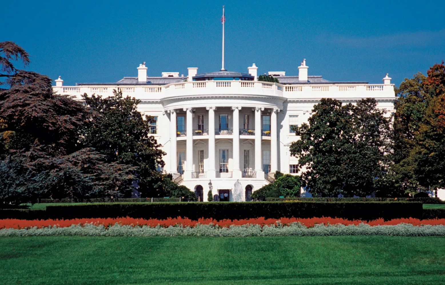 Exterior of the White House in Washington, DC