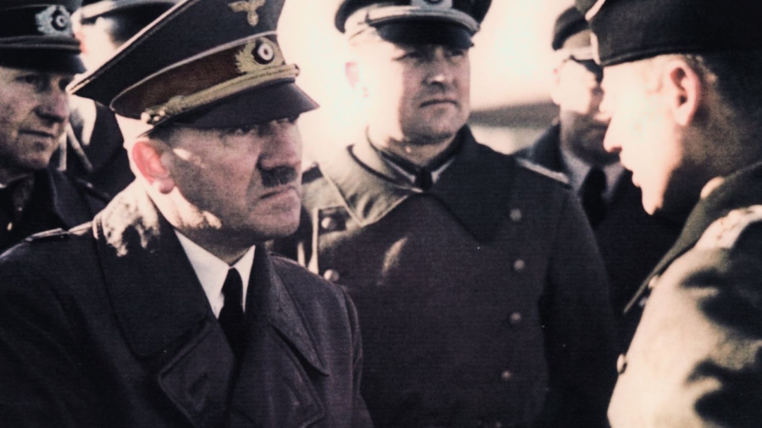 Adolf Hitler with other Nazi leaders.