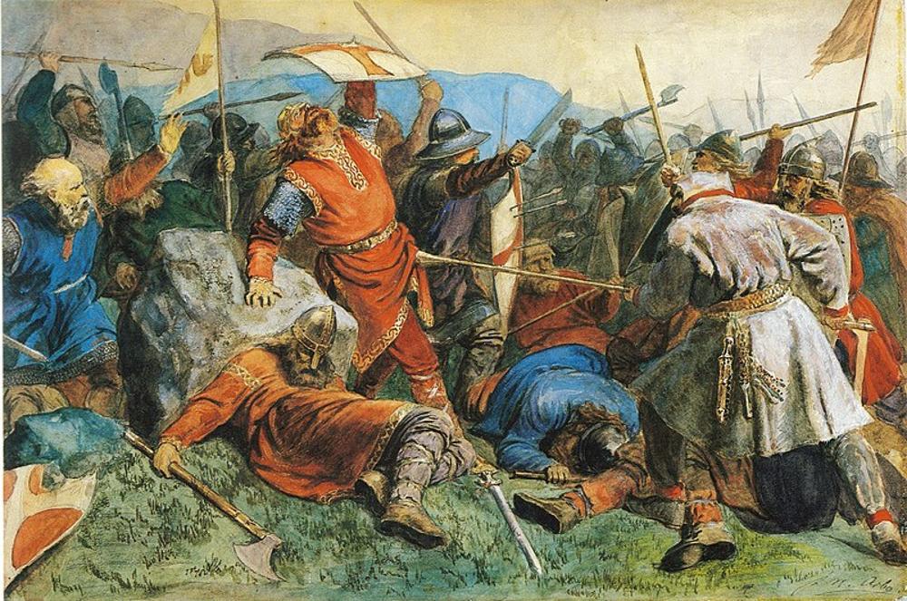 Vikings at the Battle of Stiklestad