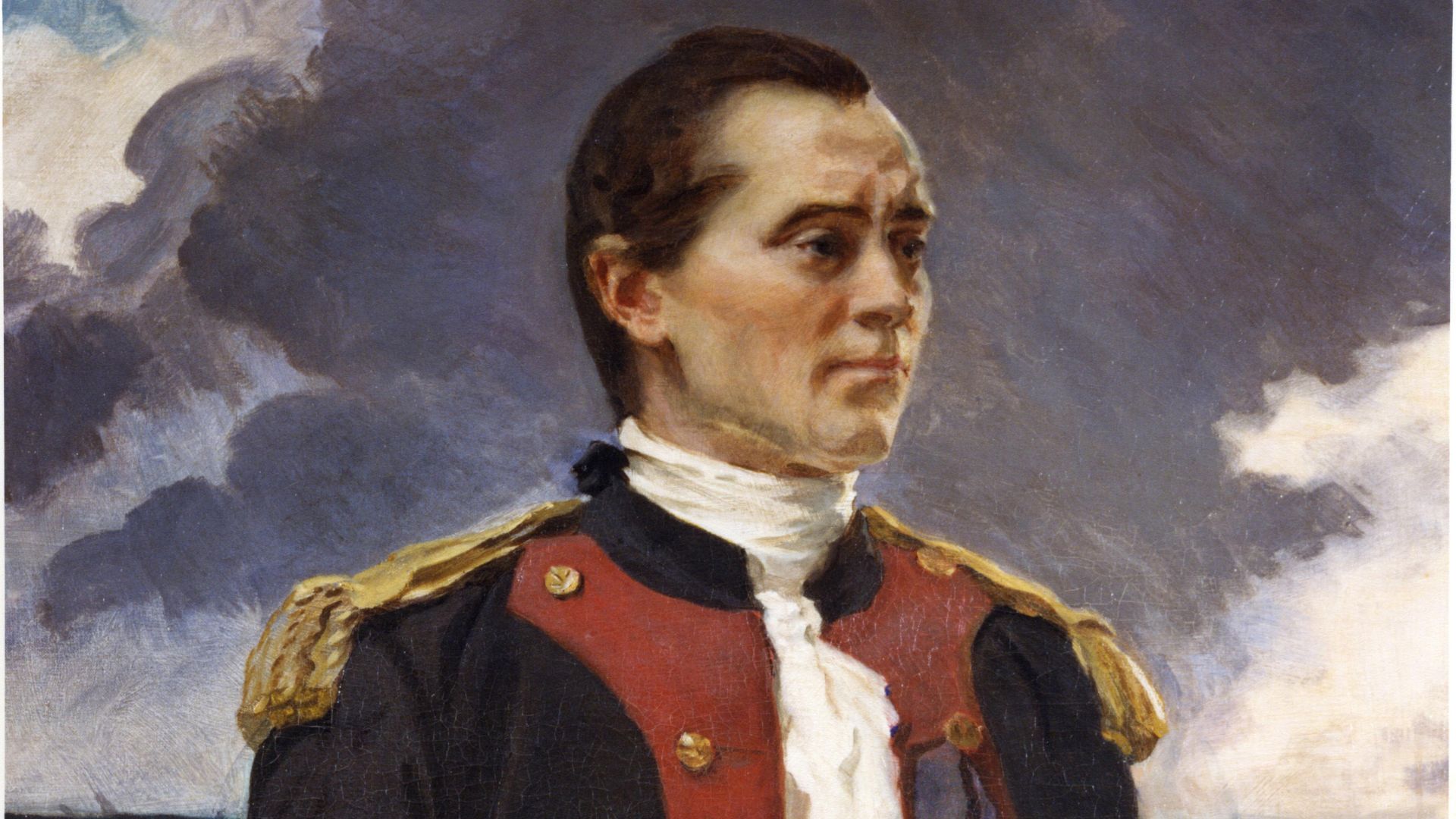 A 1900s painting by Cecilia Beaux of John Paul Jones.