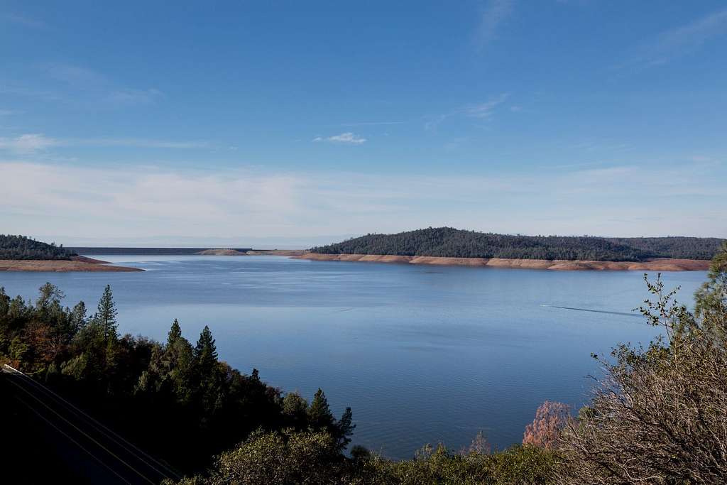 Lake Oroville Water Levels Before and After the Drought